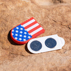 Limited Edition Fourth of July SRAM AXS Shifter CR2032 Battery Holder and Tool - BackroadsLab